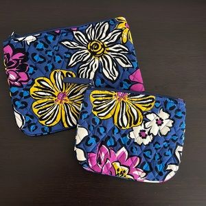 Vera Bradley set of two pouches